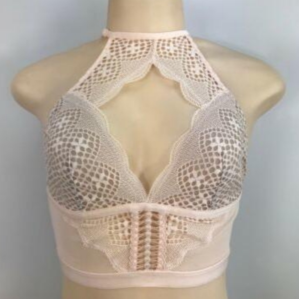 Victoria's Secret Pink high neck longline halter